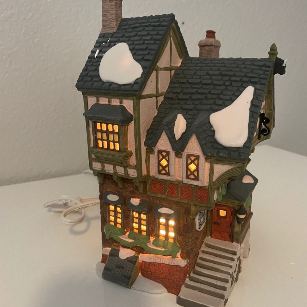 Department 56 Dickens Village Pied Bull Inn 2nd Edition 1993 5751-7 - Picture 3 of 7